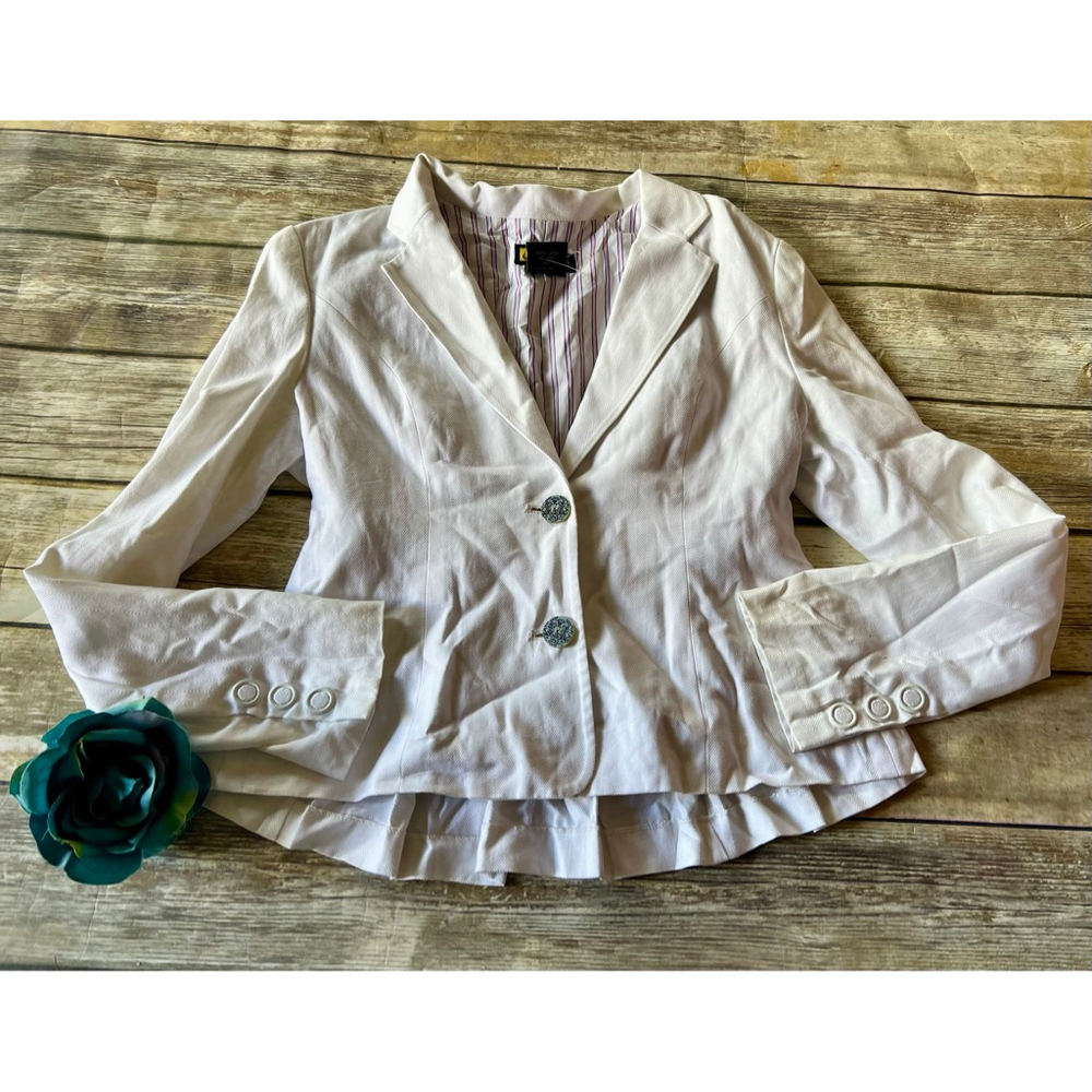 White Jacket w/ Heart Detail on Back